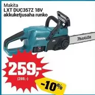 Makita - LXT DUC357Z 18V akkuketjusaha runko