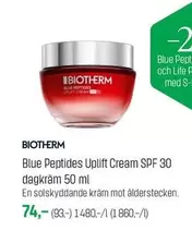 Blue Peptides Uplift Cream SPF 30 dagkräm 50 ml