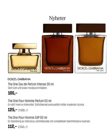 The One Eau de Parfum Intense