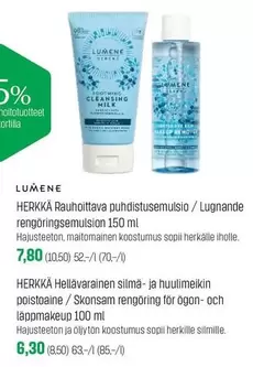 Rauhoittava puhdistusemulsio/Lugnande rengöringsemulsion