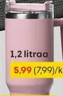 1,2 litraa