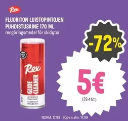 LUISTOPINTOJEN PUHDISTUSAINE 170 ML