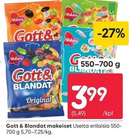 Original - Gott & Blandat makeiset