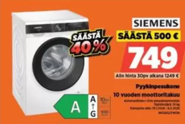 Siemens - Pyykinpesukone