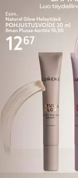 Natural Glow Heleyttävä POHJUSTUSVOIDE 20 ml