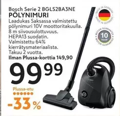 Serie 2 BGLS2BA3NE PÖLYNIMURI