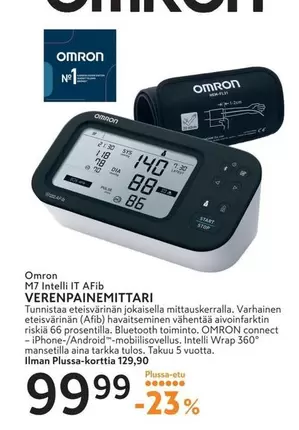 Omron - M7 Intelli IT AFib VERENPAINEMITTARI