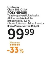 Clean EB51C1SW PÖLYNIMURI