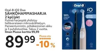Oral B - iO2 Duo SÄHKÖHAMMASHARJA