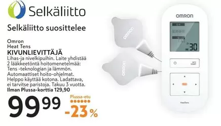 Omron - Heat Tens KIVUNLIEVITTÄJÄ