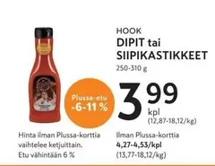 DIPIT tai SIIPIKASTIKKEET