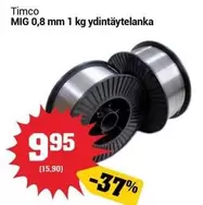 MIG 0,8 mm 1 kg ydintäytelanka