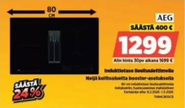 Induktiotaso Besituulettimella