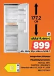 Integroituvi Jääkaappi