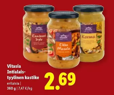 Intialais-tyylinen kastike