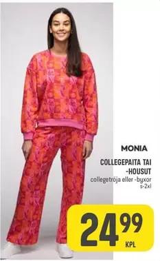 COLLEGEPAITA TAI -HOUSUT