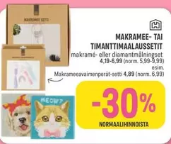 MAKRAMEE- TAI TIMANTTIMAALAUSSETIT