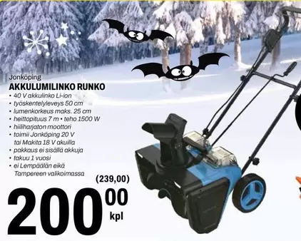 Makita - AKKULUMILINKO RUNKO