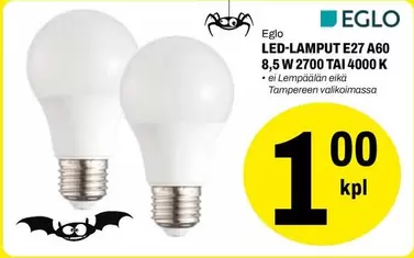 LED-LAMPUT E27 A60