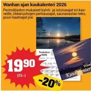 Kas - Wanhan ajan kuukalenteri 2026