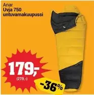 Uvja 750 untuvamakuupussi