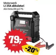 LI 25A akkulaturi