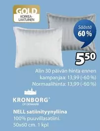 NELL satiinityynyliina