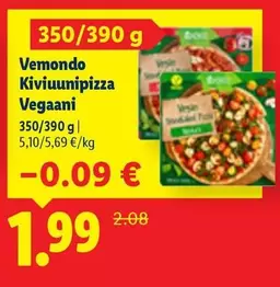 Kiviuunipizza Vegaani
