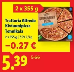 Kiviuunipizza Tonnikala