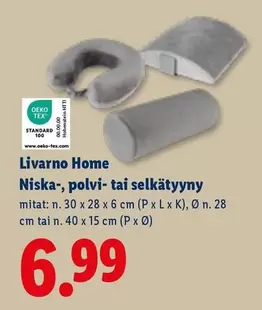 Niska-, polvi- tai selkätyyny