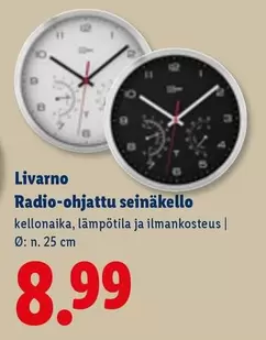 Radio-ohjattu seinäkello