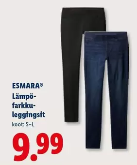 Lämpö-farkku-leggingsit