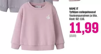 Tyttöjen collegehousut