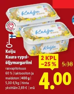 Mat - Kaura-rypsi-öljymargariini