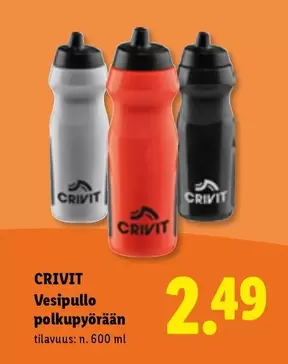 Vesipullo polkupyörään