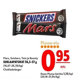 Snickers - Suklaapatukat