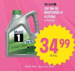 ESP 5W-30 MOOTTORIÖLJY 4 LITRAA