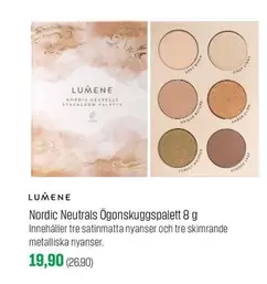 Nordic -  Neutrals Ögonskuggspalett 8 g