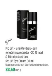 Pro Lift ansiktsvårds- och rengöringsprodukter
