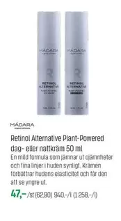 Retinol Alternative Plant-Powered dag- eller nattkräm