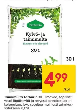 Kylvö- ja taimimulta