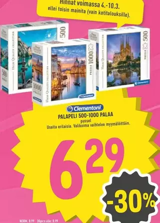 PALAPELI 500-1000 PALAA