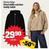 NmCuddle naisten teddy takki