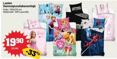 Barbie - lisenssipussilakansettejä