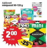 Aakkoset minipussit