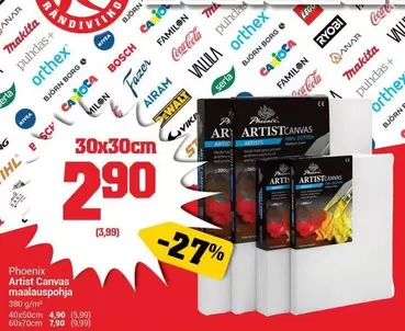 Makita - Artist Canvas maalauspohja