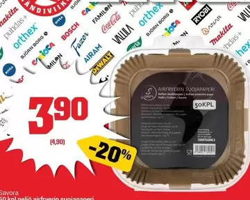 Dewalt - AIRFRYTERIN SUOJAPAPERIA