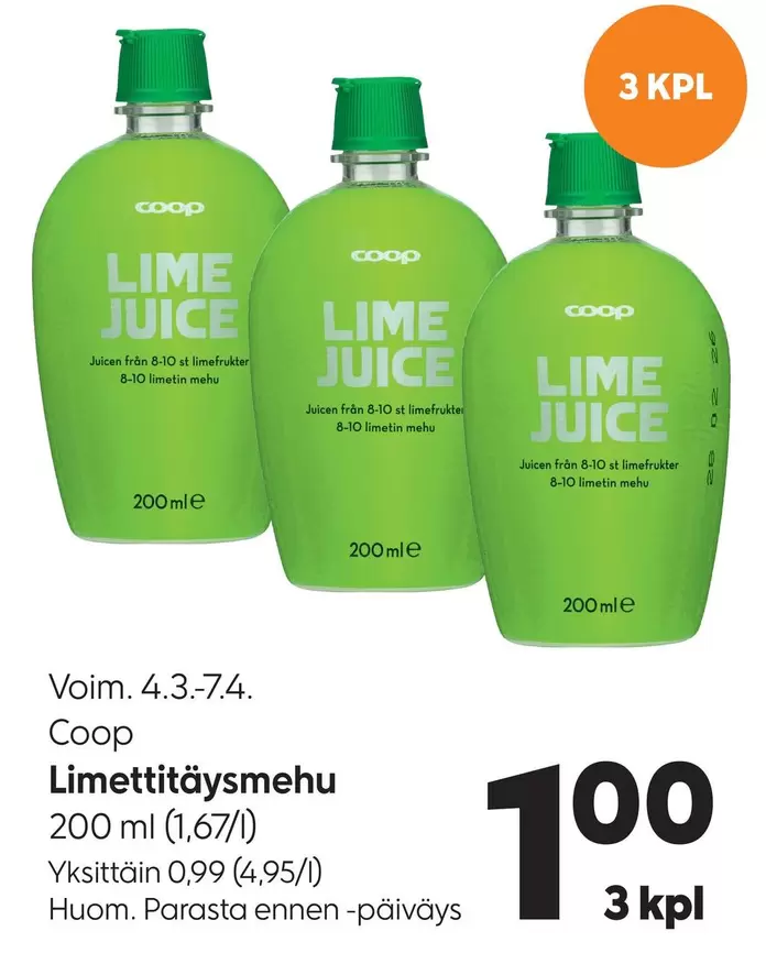 Lime - ttitäysmehu