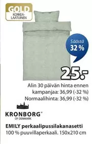 EMILY perkaalipussilakanasetti