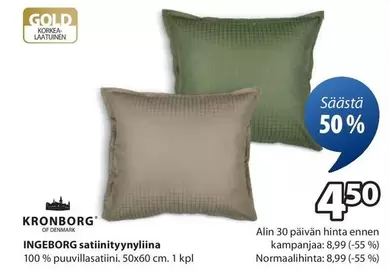 INGEBORG satiinityynyliina